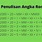 Penulisan Angka Romawi Dari 1 Sampai 10